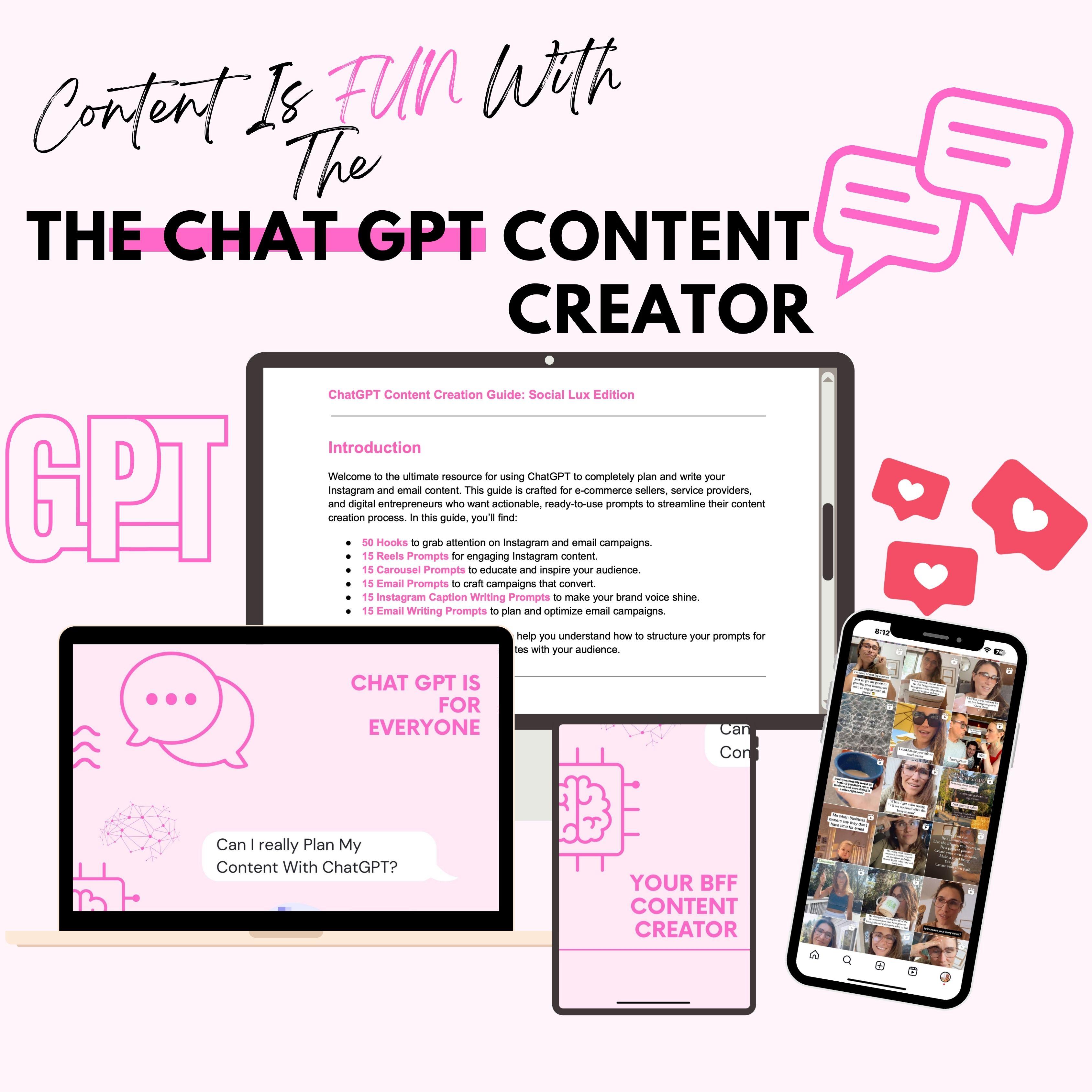 The Chat GPT Content Creator